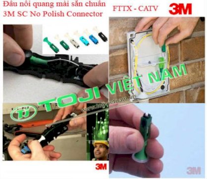 Đầu nối quang đã mài sẵn 3M SC No Polish Connector 8800 cho FTTX 