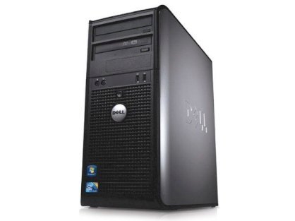 Máy tính Desktop DELL OPTIPLEX 380 MT (Intel Core 2 Duo E7400 2.8GHz, 1GB Ram, 320GB HDD, VGA Intel GMA X4500, PC DOS, không kèm màn hình)