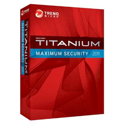 Trend micro titanium maximum security 2011 1 PC/1 năm