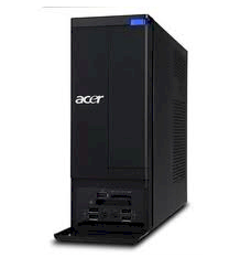 Máy tính Desktop Acer Aspire X1900 (PT.SDV09.005) Intel Pentium Dual-Core E5500 2.80GHz, Ram DDR3 1GB, HDD 320GB, Intel GMA X4500HD, Freedos, không kèm màn hình
