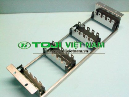 Sub-rack 19inch BMS 150 Pairs dùng gắn phiến 10 đôi 3M Pouyet - Krone - Gắn Tủ BMS TOJI GROUP