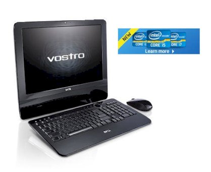 Máy tính Desktop Dell Vostro 320 All-in-One Desktop (Intel Core 2 Duo E7500 2.93GHz, RAM Up to 2GB, HDD 320GB, GMA X4500, LCD liền khối)