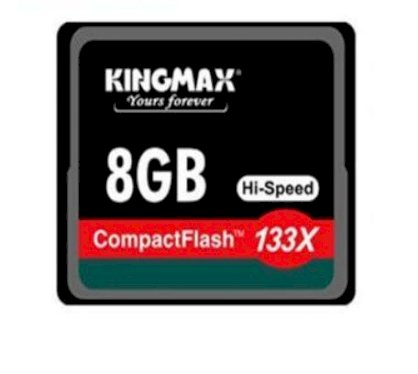 Kingmax 8GB 133X CompactFlash Card