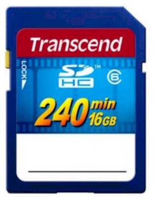 Transcend SDHC HD Video 16GB (Class 6) 