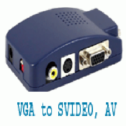 Bộ chuyển đổi VGA to VA,SVIDEO