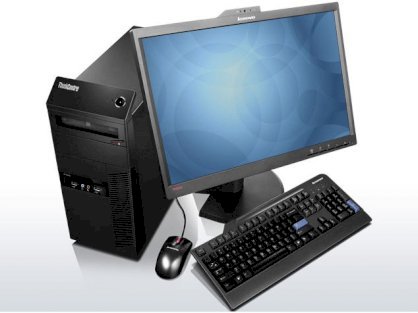 Máy tính Desktop ThinkCentre M70e (0821RZ3) (Intel Core 2 Quad Q8400 2.66GHz, RAM 2GB, HDD 320GB, OS Windows 7 Professional, Không kèm màn hình)