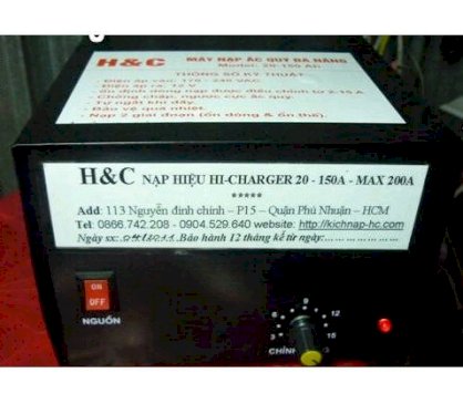 Máy nạp Hi-Charger H-C 20-150A Max 200Ah