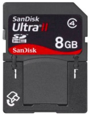 Sandisk SD Plus USB Ultra II 8GB (Class 4) 