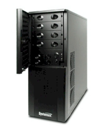 Systemax ELS 5 Tower Server (Systemax ELS 5 Tower Server - Intel Xeon X3440 2.53GHz, 4GB DDR3 ECC, 3 x 500GB HDD in Raid 5, 650 Watt) 80+ Power)