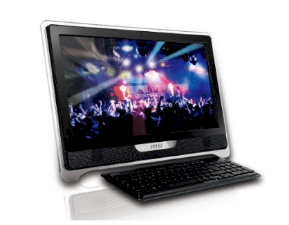 Máy tính Desktop MSI Wind Top AE2220 Hi-Fi All-in-one PC (Intel Core 2 Duo T6600 2.2GHz, 4GB RAM, 640GB HDD, VGA NVIDIA GeForce 9300, 21.5 inch Full-HD Multi-Touch Screen , Windows 7 Home Premium)