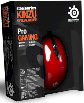 SteelSeries KinZu Red Gaming Mouse