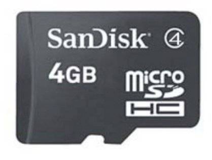 Sandisk MicroSDHC 4GB (Class 4)