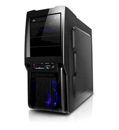 Máy tính Desktop Ibuypower Gamer Fire 500 1055T (AMD Phenom II X6 1055T 2.80GHz, RAM 4GB, HDD 1TB, ATI Radeon HD 5750, Windows 7, Không kèm màn hình)