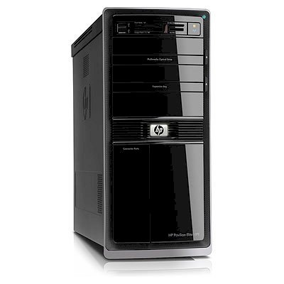 Máy tính Desktop HP Pavilion Elite HPE-555cn Desktop PC (BZ361AA) (Intel Core i7 2600 3.4GHz, RAM 12GB, HDD 1TB, VGA NVIDIA GeForce GT440, Windows 7 Home Premium, không kèm màn hình)