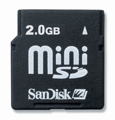 SANDISK MiniSD 2GB