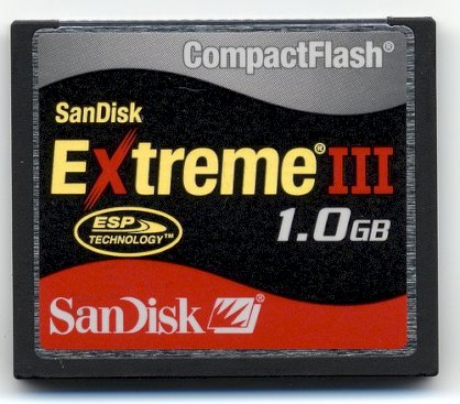 CF Sandisk Extreme III 1GB