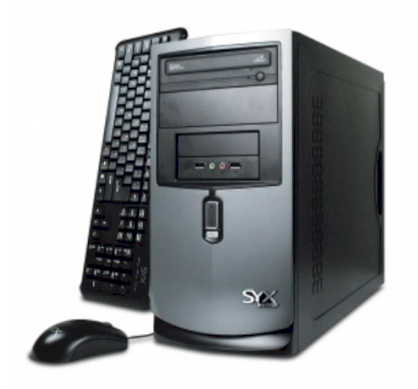 Máy tính Desktop SYX Venture VXQ8 Business Desktop PC (Intel Core i3-550 3.2GHz, RAM 4GB, HDD 250GB, VGA Intel Graphics Media Accelerator HD, Windows 7 Professional OS, Không kèm màn hình)