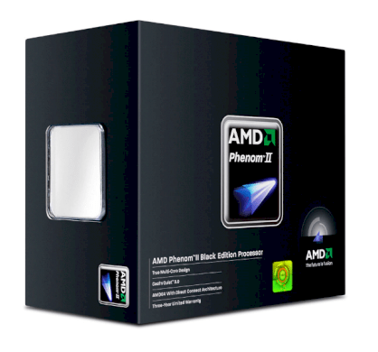 AMD Phenom II X4 965 Black Edition Deneb (3.4GHz, 4 x 512KB L2 Cache 6MB L3 Cache, Socket AM3, 4000MHz FSB) 