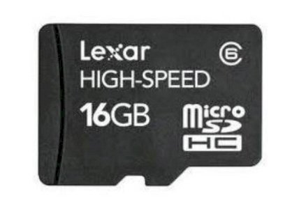 Lexar MicroSD 16GB (Class 6)