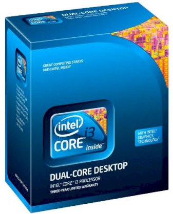 Intel Core i3-550 (3.20 GHz, 4M L3 Cache, socket 1156, 2.5 GT/s DMI)