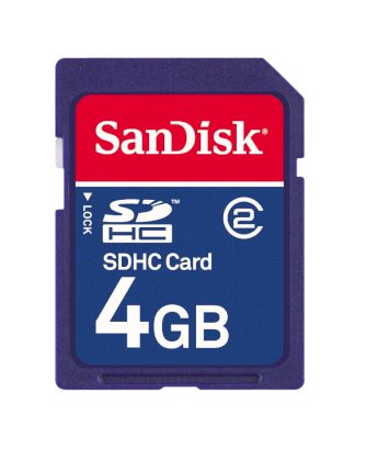 Sandisk SDHC 4GB (Class 2)