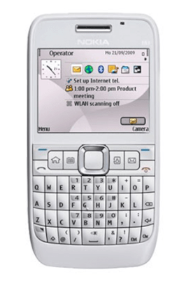 Nokia E63 White
