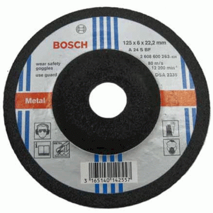 Đá mài kim loại Bosch 125x6.0x22.2mm -  2608600263