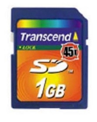 Transcend SD Card 1GB 45x