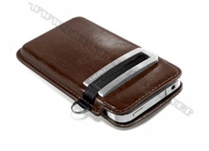 Bao cầm tay iPhone 4 Capdase Smart Pocket (Nâu)