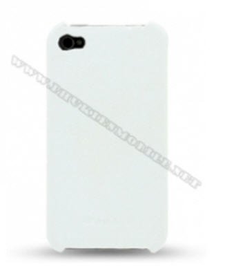 Ốp lưng iPhone 4 Melkco Leather Snap Cover màu trắng