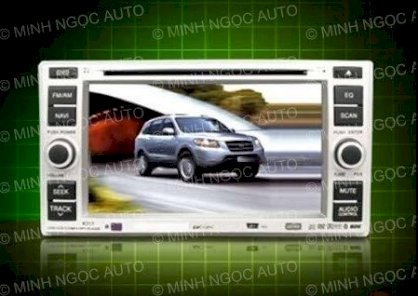 Đầu đĩa có màn hình DVD Caska 5060 xe Hyundai Santafe