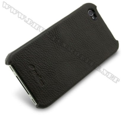 Ốp lưng iPhone 4 Melkco Leather Snap Cover màu đen