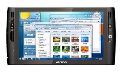 Archos 9 (Intel Atom Z510 1.1GHz, 1GB RAM, 60GB HDD, 8.9 inch, Windows 7 Starter Edition)