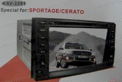 Đầu đĩa có màn hình DVD Kovan KAV-3351 xe Kia Sportage