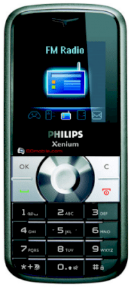 Philips Xenium 9@9z Black