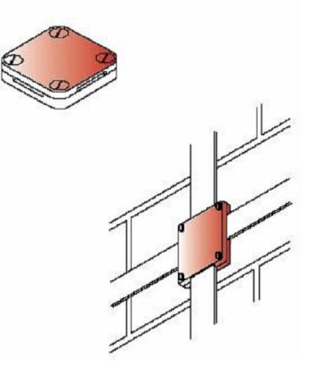 Kẹp thanh nhôm/thanh đồng CVL 4 ngã cho hệ thống chống sét TCXDVN46