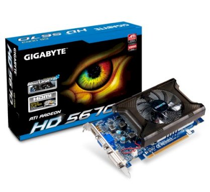 Gigabyte GV-R567D3-1GI (AMD Radeon HD 5670 GPU, DDR3 1GB, 128 bit, PCI-E 2.1)