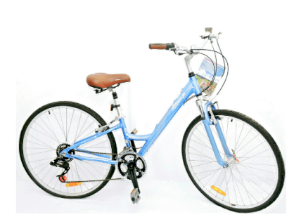 Xe thể thao nữ thành phố Schwinn Bicycles màu xanh