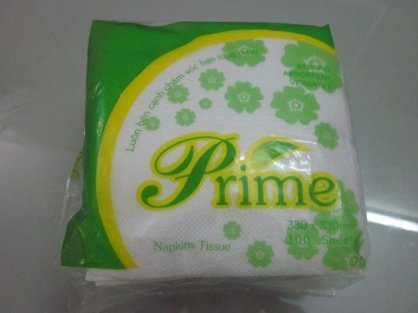 Giấy ăn Prime 100Sheets 330*330mm/G