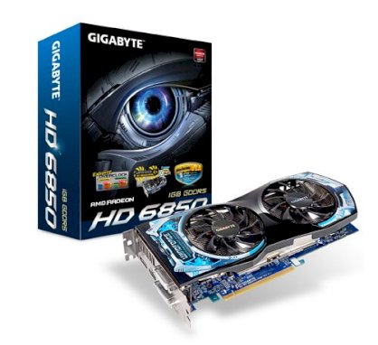 Gigabyte GV-R685OC-1GD (AMD Radeon HD 6850 GPU, GDDR5 1GB, 256 bit, PCI-E 2.1)
