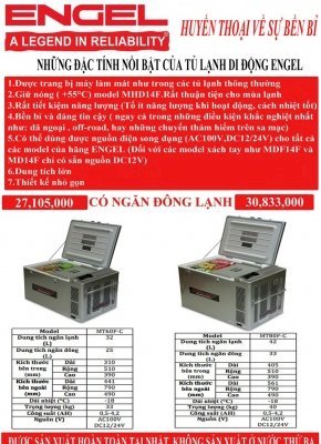 Tủ lạnh ô tô ENGEL MT80F