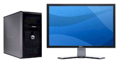 Máy tính Desktop Dell OptiPlex 745 (Intel Pentium Dual Core E2200 2.2Ghz, RAM 1GB, HDD 80GB, VGA ATI Radeon X1300 Pro, Win 7 Ultimate, màn hình LCD Dell Logo 17 inch)