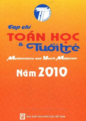 Tạp chí toán học & tuổi trẻ năm 2010