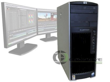 HP XW6400 WORKSTATION (Intel Xeon E5335 2.00GHz, RAM 4GB, HDD 1TB, DVD-ROM, PC DOS, Không kèm màn hình)