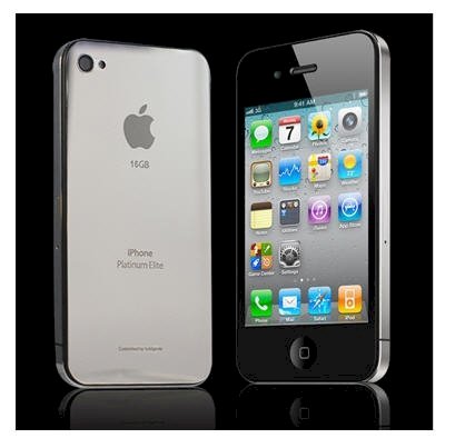 Goldstriker Apple iPhone 4 Platinum Elite Customised by Gold genie
