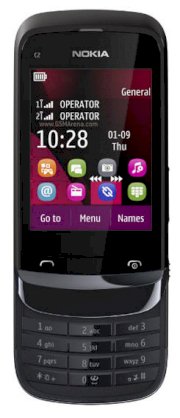 Nokia C2-03 (Nokia C2-03 Touch and Type) Chrome Black