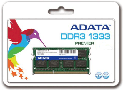ADATA Retail box Premier Series - DDR3 - 1GB - Bus 1333MHz