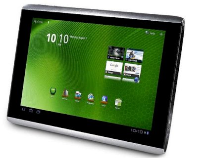 Acer Iconia Tab A500 (NVIDIA Tegra 250 1GHz, 1GB RAM, 32GB Flash Drive, 10.1 inch, Adroid OS V3.0) Wifi, 3G Model