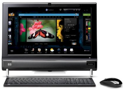 Máy tính Desktop HP TouchSmart 310-1210la Desktop PC (QN669AA) (AMD Athlon II X3 420e 2.6Ghz, RAM 4GB, HDD 1TB, VGA AMD Radeon HD 4270, LCD 20inch, Windows 7 Home Premium)