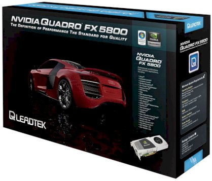 Leadtek NVIDIA Quadro FX 5800 (NVIDIA Quadro FX 5800, 4GB, 512-bit GDDR3 PCI Express x16)